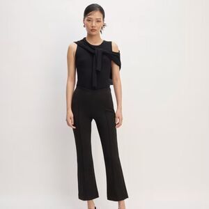 Everlane The Dream Kick Flare Ankle Black Pants XS